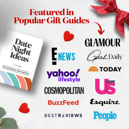 Romantic & Fun Scratch Off Date Night Ideas Card Game, Valentines Day Gifts for Him or Her