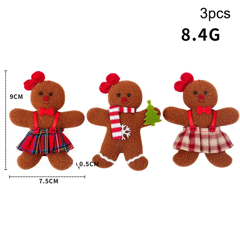 Christmas Decoration Gingerbread Man Doll