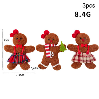 Christmas Decoration Gingerbread Man Doll